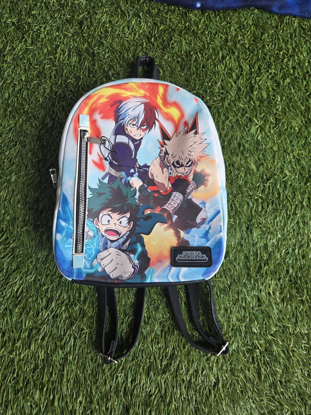 Bioworld Kids Blue & Red My Hero Academia Character Mini Backpack